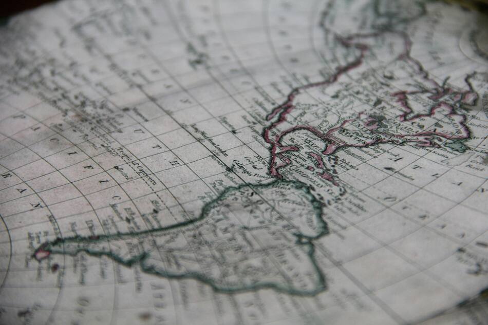 Mapa de América del Sur. Foto: Unsplash