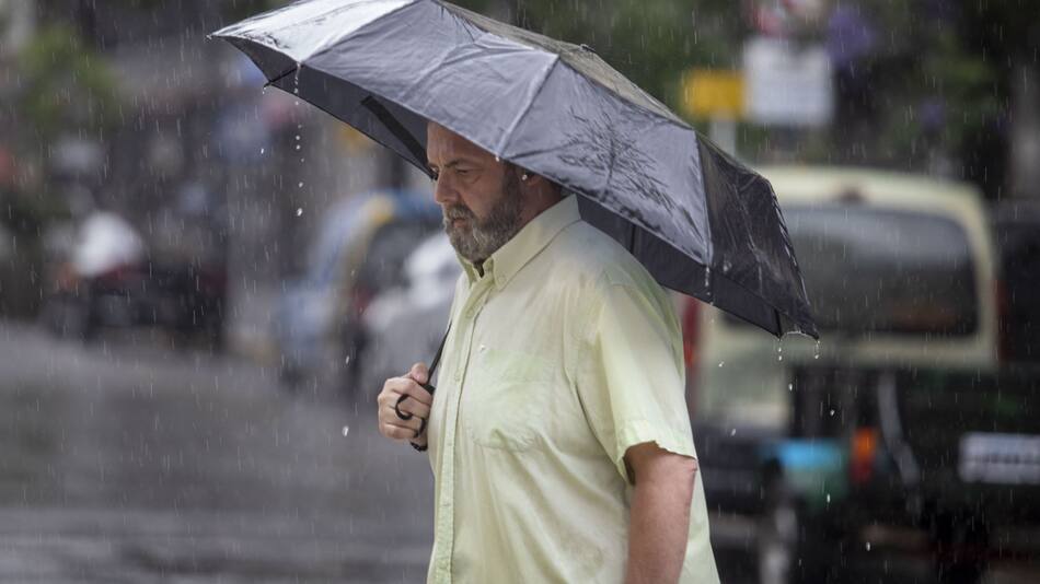 Lluvias torrenciales. Foto: NA/Damián Dopacio
