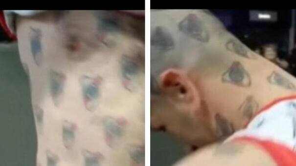 Locura por River: el hincha que se tatuó 257 veces el escudo en su cuerpo