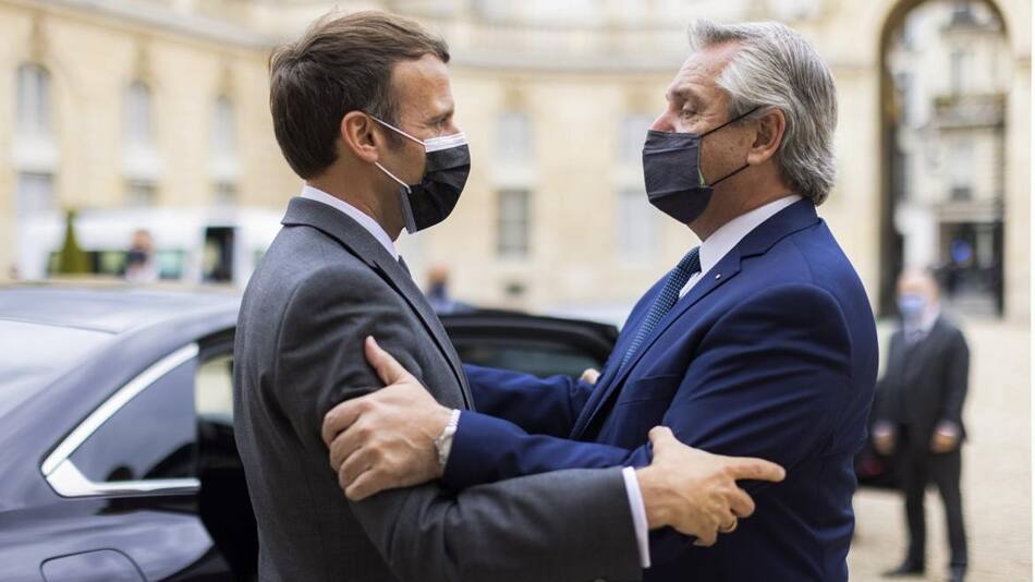 Emmanuel Macron y Alberto Fernández, Argentina, Francia, Gobierno, NA