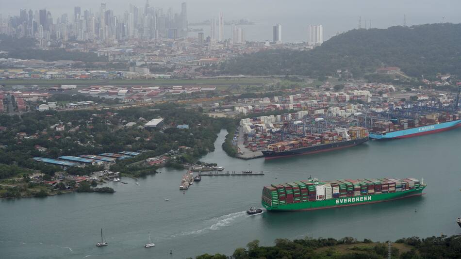 Canal de Panamá. Foto: REUTERS/Enea Lebrun