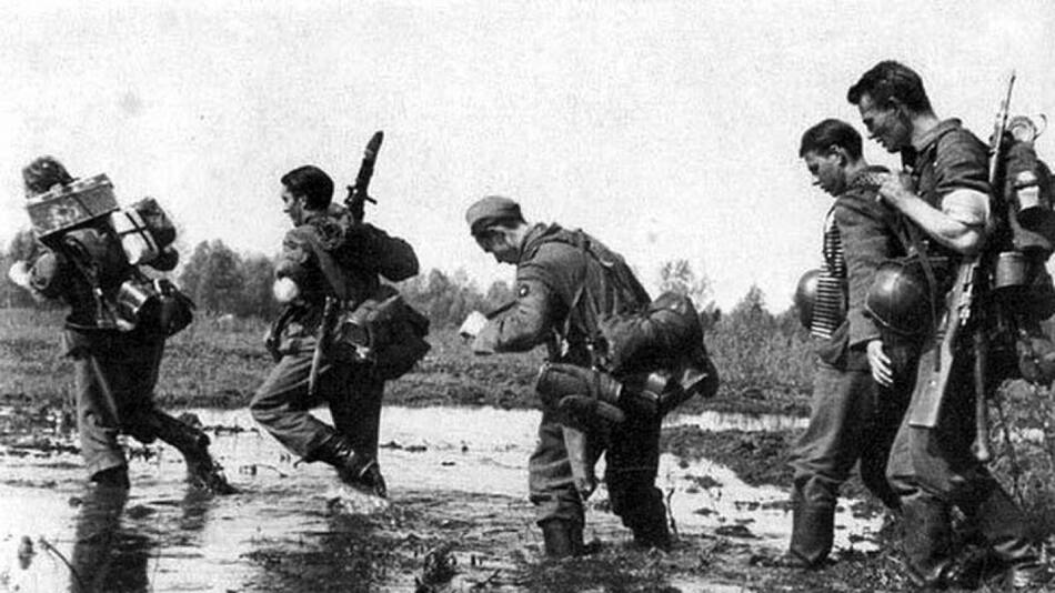 El barro y el clima dificultaron el avance alemán en La URSS. Fuente: ww2enimagenes.com