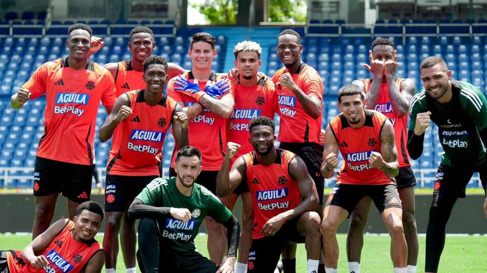 Selección Colombia. Foto: X @FCFSeleccionCol.