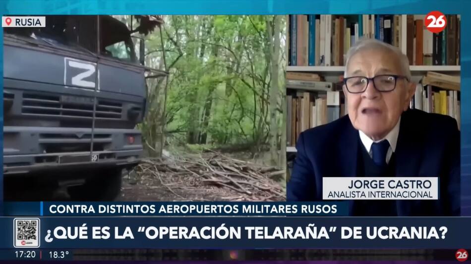 Jorge Castro en PM 26. Foto: Canal 26.