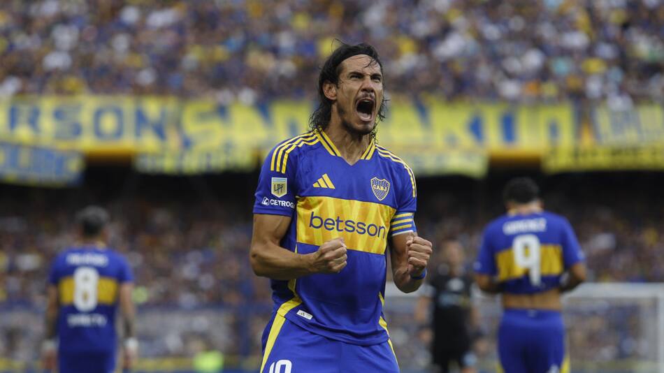 ¿Será de la partida? Cavani no se quiere perder el Superclásico. Foto: NA/Damián Dopacio.