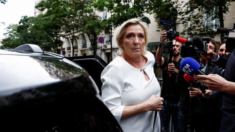La líder de ultraderecha de Francia, Marine Le Pen, condenada por la Justicia francesa. Foto: Reuters.
