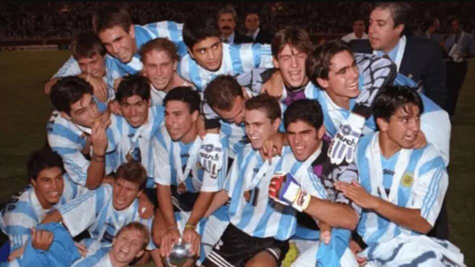 Campeones del Mundo con la Selección argentina Sub-20.