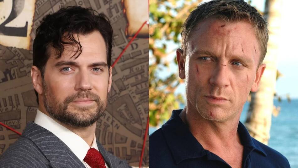 Henry Cavill y Daniel Craig. NA