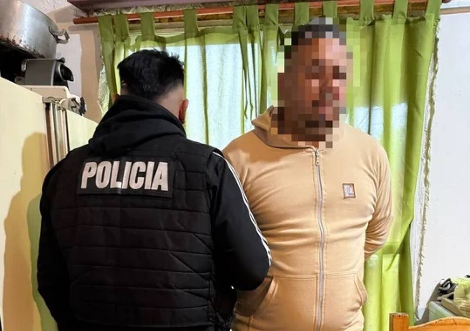 Detención en el marco de un robo millonario en Nordelta. Foto: NA.