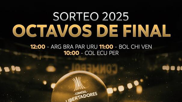 Sorteo de Sudamericana y Libertadores: ¿contra qué rivales juegan los equipos argentinos en octavos de final?