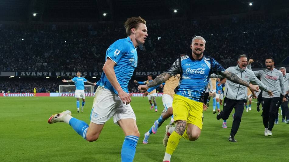 Napoli campeón de la Serie A. Foto: Reuters/Matteo Ciambelli