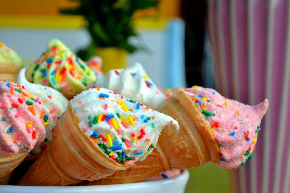 Helados. Foto: Pexels.