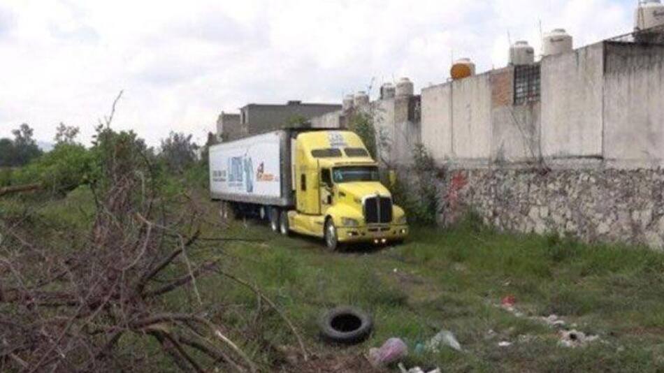 Camión con cadáveres en México