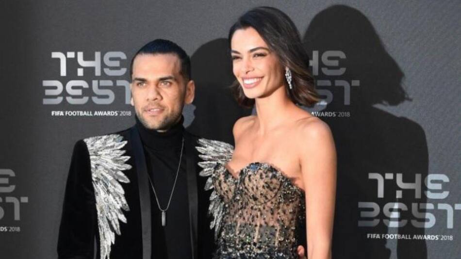 Joana Sanz, la mujer de Dani Alves, anunció que está embarazada. Foto: NA.