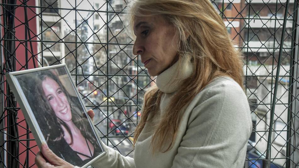 Jimena Adúriz, madre de Ángeles Rawson. Foto: Télam.