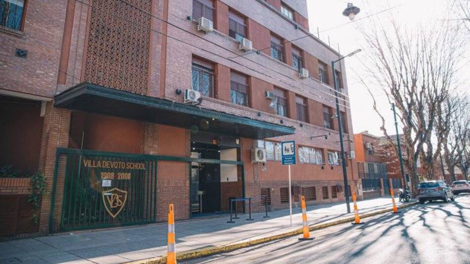 Una de las amenazas fueron en el Villa Devoto School. Foto: NA.