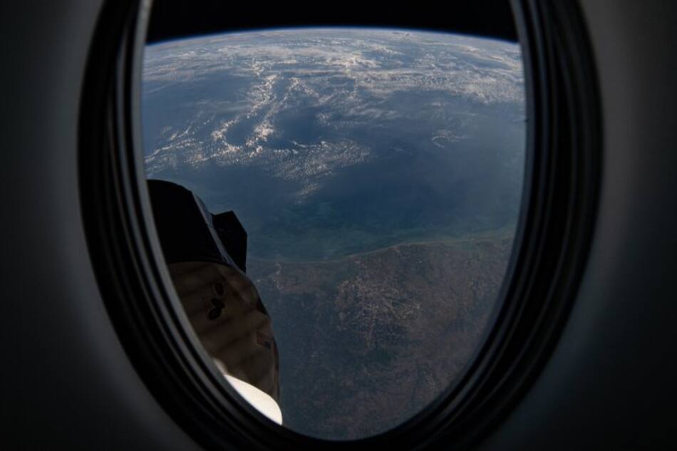 El Planeta Tierra desde el espacio. Foto: X @dominickmatthew