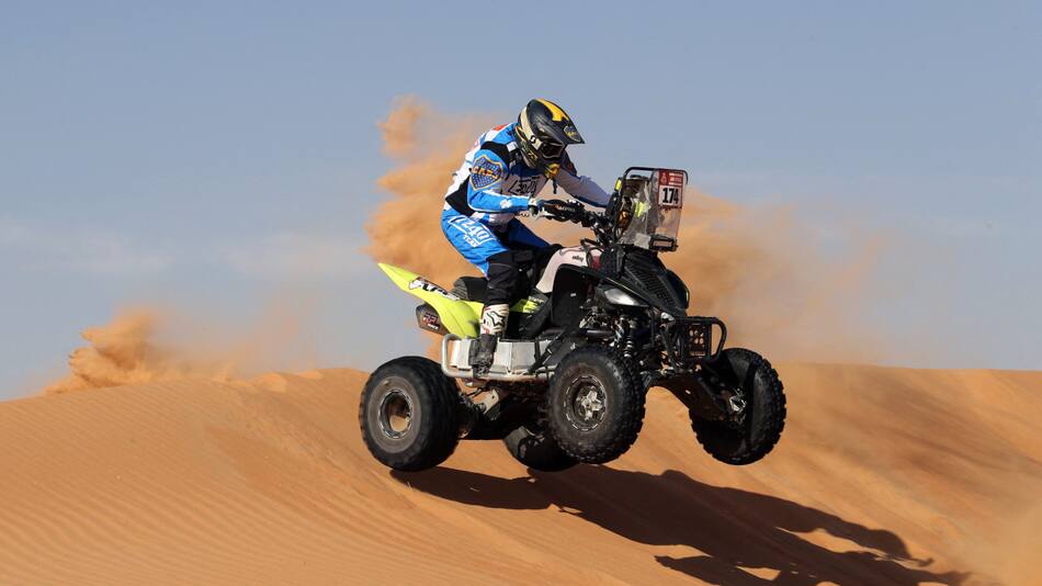 Manuel Andujar en el Rally Dakar 2024. Foto: REUTERS.
