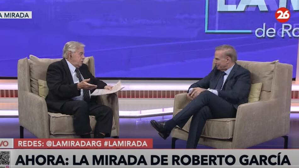 Miguel Ángel Pichetto en La Mirada. Foto: captura de video.