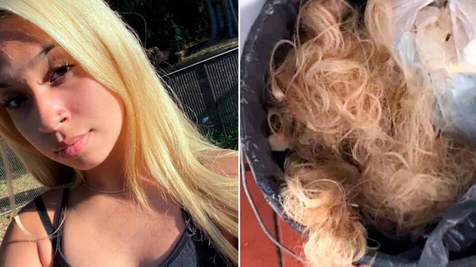 Fue a la peluquería para su fiesta de 15 y la dejaron pelada