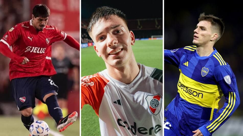 Futbolistas argentinos. Fotos: NA