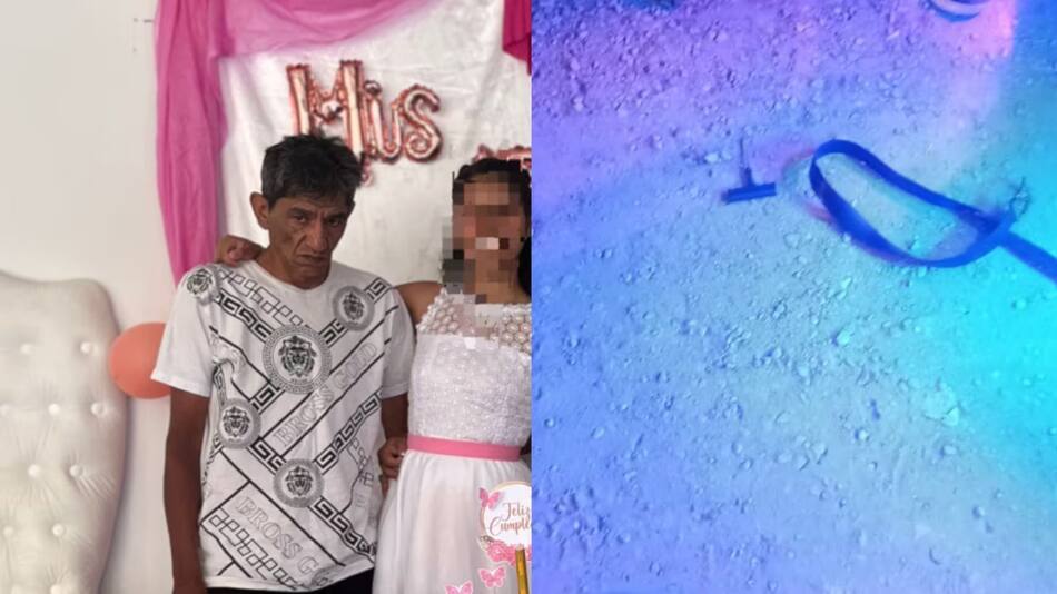 La nena pidió que su padre violento vaya a su quince. Foto: X @mauroszeta
