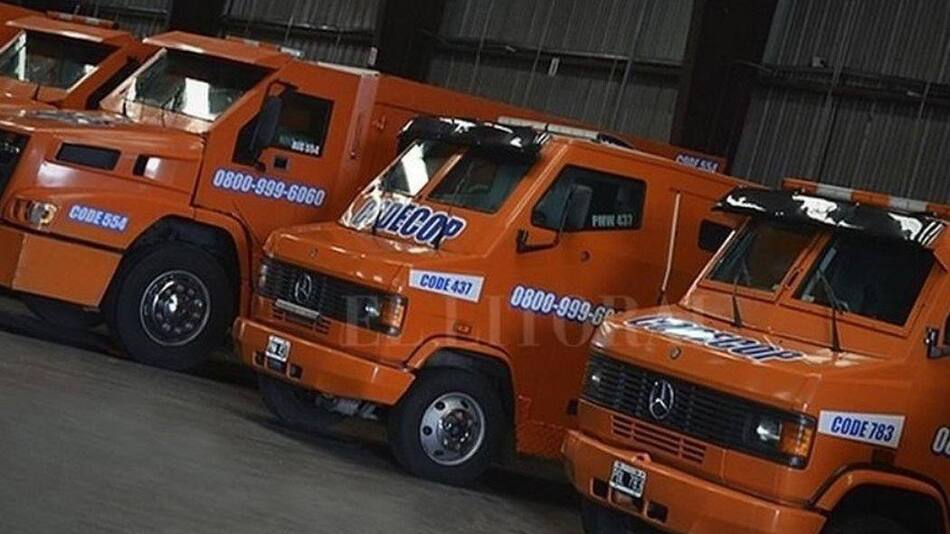 Transporte de caudales, camiones, foto El Litoral