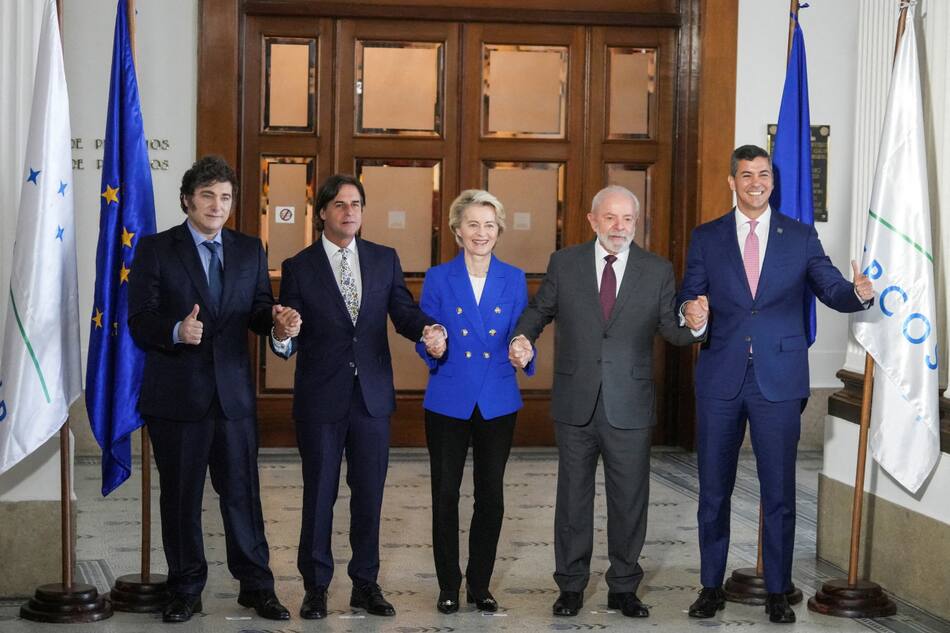 Acuerdo Mercosur y Unión Europea. Foto: Reuters.