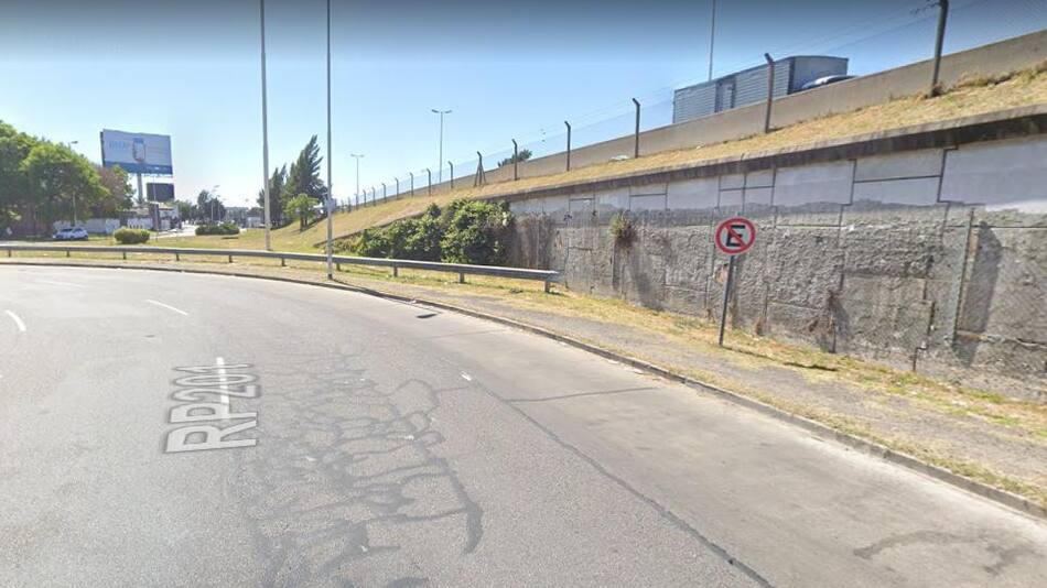 Ruta provincial 201, El Palomar, foto Google Maps