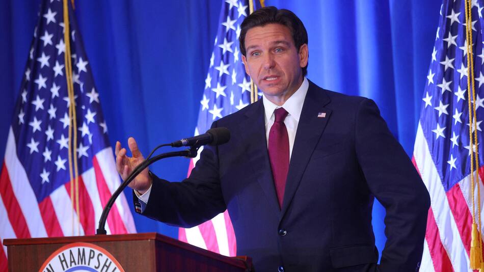 Ron DeSantis, gobernador de Florida. Foto: Reuters.