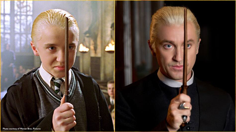 Tom Felton vuelve con su personaje de Draco Malfoy. Foto: Instagram.