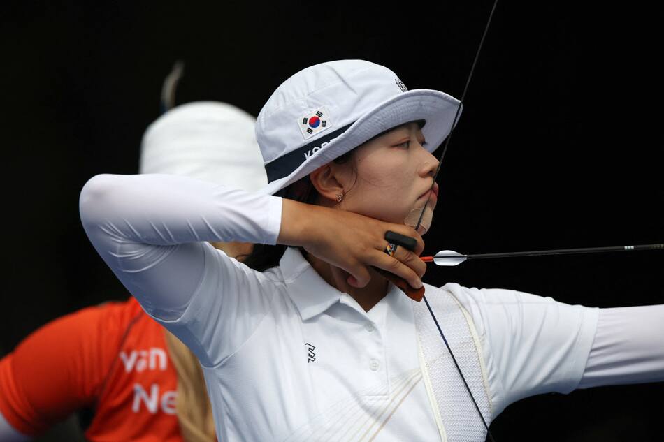 La arquera surcoreana Lim Sihyeon. Foto: Reuters