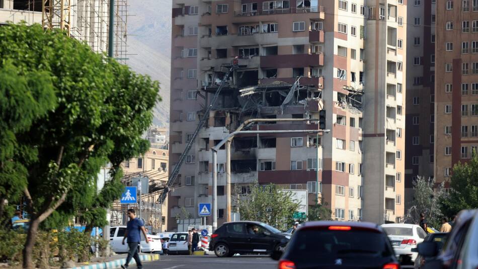 Ataque de Israel contra Irán. Foto: EFE.